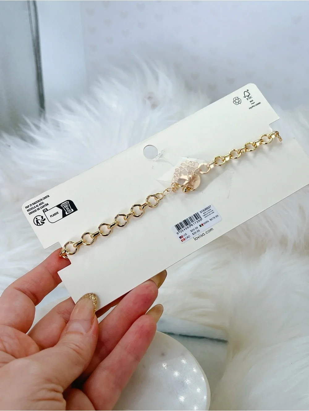 Lovisa Gold Chain Watch Choker necklace Gold plated 12” to 14”